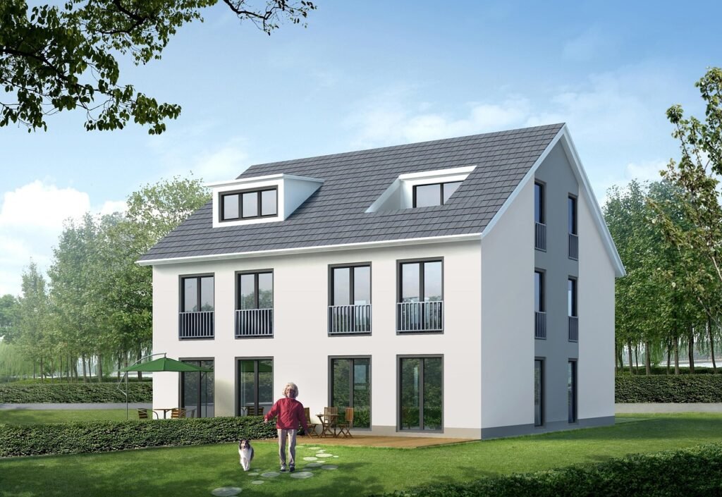 Modernes Mehrfamilienhaus – Immobilienverwaltung der Greenfeld GmbH
